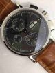 Swiss Replica IWC Schaffhausen Watch Black Dial Brown Leather  (4)_th.jpg